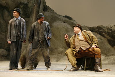 Production Photograph Featuring Bill Irwin, Nathan Lane and John Goodman (Waiting For Godot)    (2012.200.100)